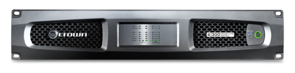 DCI4X300 4CH POWER AMPLIFIER 300W @ 4 OHM ANALOG, 70V 100V, INTEGRATED DSP
